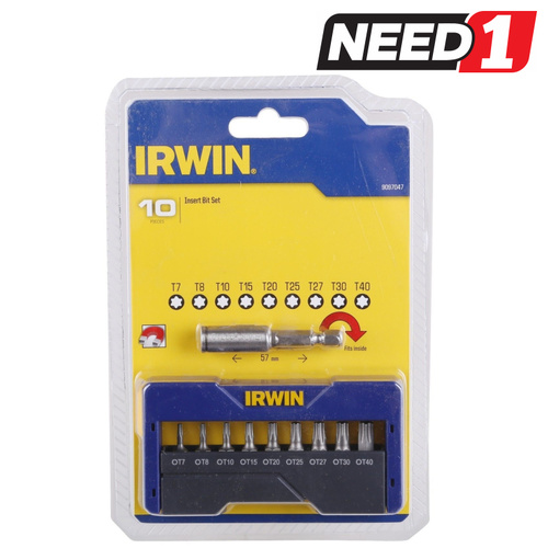 10pc Insert Bit Set