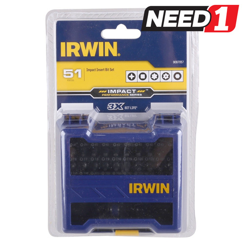 51pc Impact Insert Bit Set