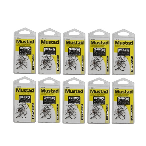 120pcs x of Size 1 Penetrator Chemically Sharp Fishing Hooks