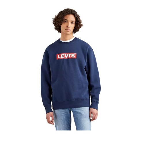 Men's Relaxed Graphic Crew Sweatshirt