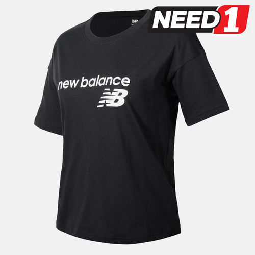 Women's Classic Core Stacked Tee, Black