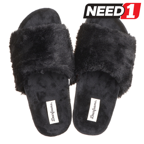 Women's Open Toe Memory Foam Slippers