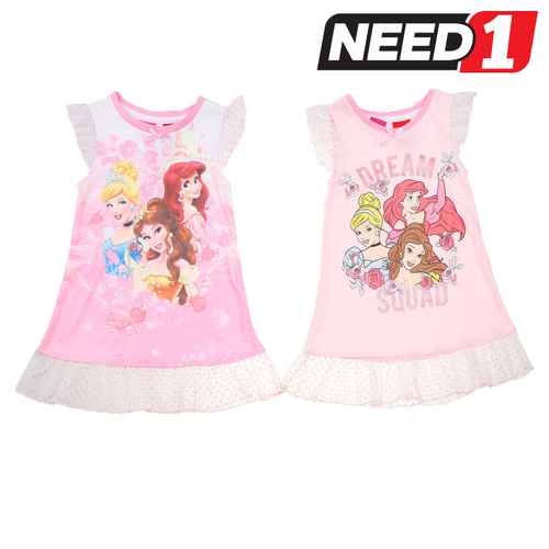 Girl's 2 Pack Nighties, Princess