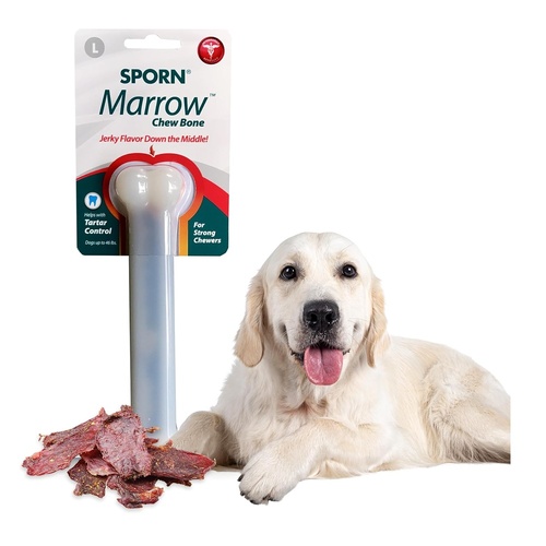 5 x Large Jerky Flavour Marrow Chew Bone Dog's Toy