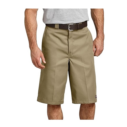 Men's 13 Inch Loose Fit Multi-Pocket Twill Work Short