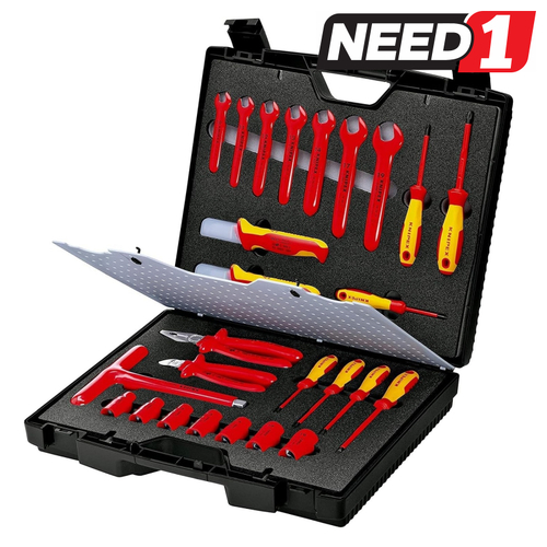 Standard Tool Case: 26 Parts with Insulated Tools