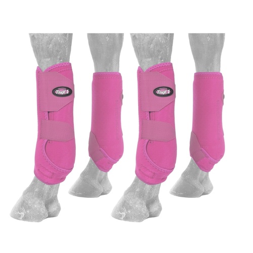 Extreme Vented Horse Sport Boots Set: Front & Rear Leg Guards