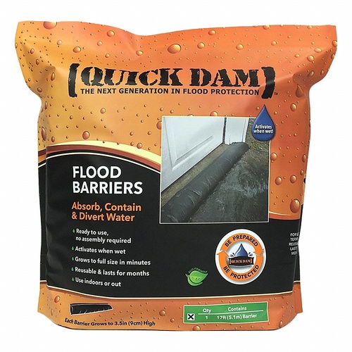 1pk Water Activated 17ft Flood Barrier - QD617-1