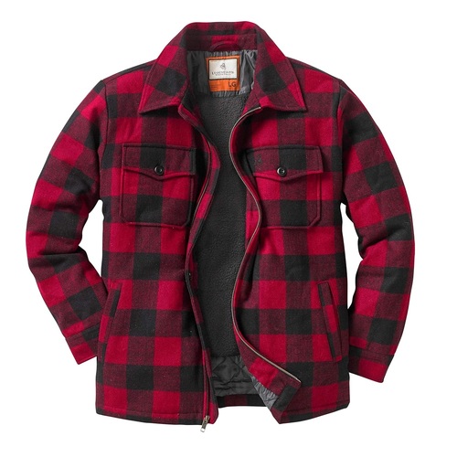 Men's Standard Berber & Quilted Lined Insulated Work Jacket