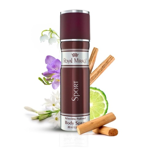 3 x 200ml Men's Sport Long Lasting Daily Body Deodorant Spray