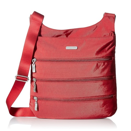 Women's Big Zipper Crossbody Travel Bag with RFID