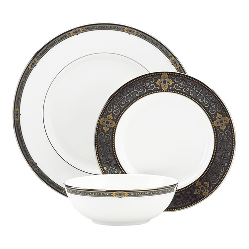 Vintage Jewel 3pcs Place Setting