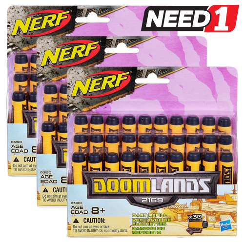 90pc Doomland Genuine Dart Refill Pack