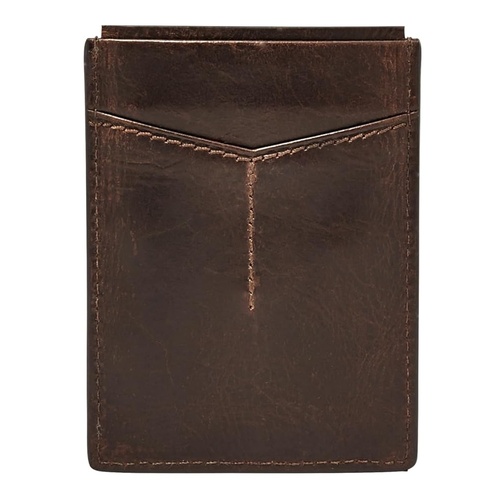 Men's Neel Leather Magnetic Card Case Wallet