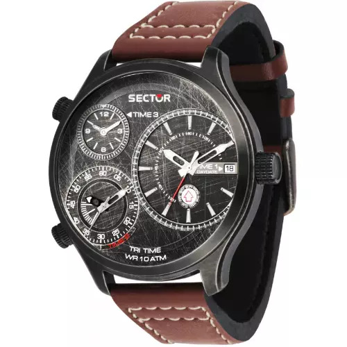 Men's Traveller Chronograph Analog Quartz Watch