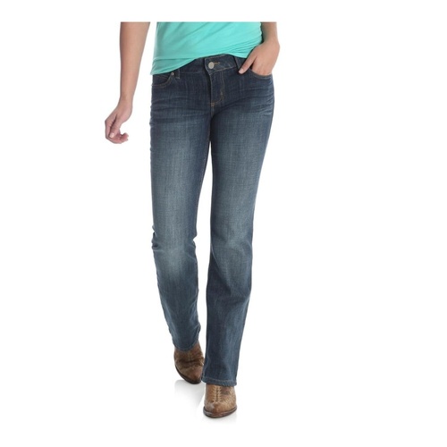 Women's Mid Rise Boot Cut Jeans