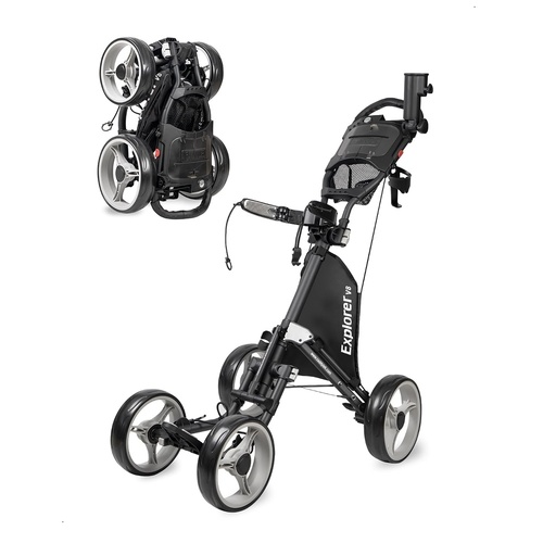Explorer V8 Super Lite 4-Wheel Golf Push Cart