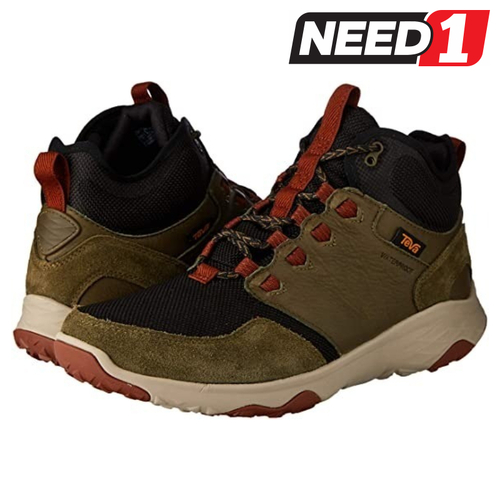 Men's Arrowwood Venture Mid Waterproof Trekking & Hiking Boots, Dark Olive