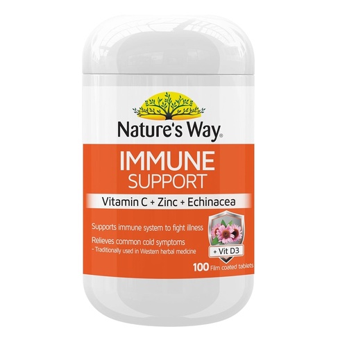 3 x 100 Tablets for Healthy Immune System Support with Zinc, Vitamin C & Vitamin D3