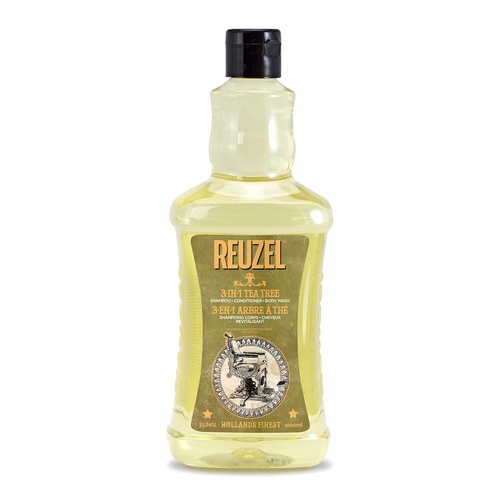 Men's 1000ml 3-In-1 Tea Tree Shampoo