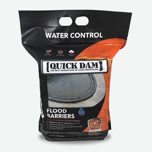 4pk Water Activated 5ft Flood Barrier - QD65-4