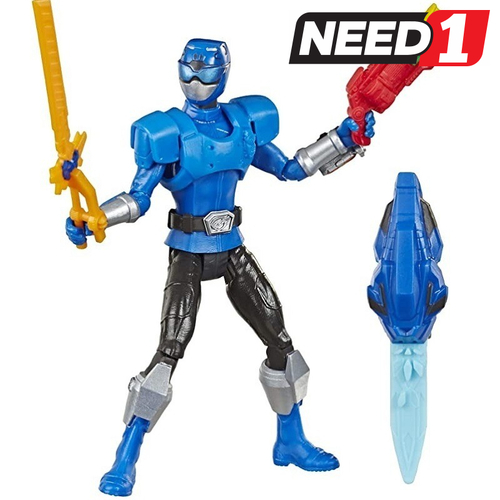 Beast Morphers Beast X Blue Power Ranger 6" Action Figure