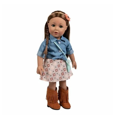 18" Amazing Girl Doll "Cassidy" with Changeable Outfit