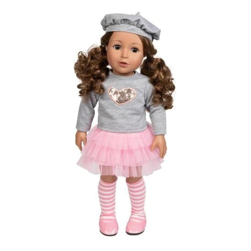 18” Amazing Girl Doll "Jacqueline" with Changeable Outfit