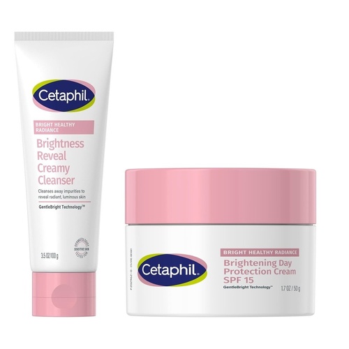 2pcs Bright Healthy Radiance Daily Brightening Combo - Cleanser + Day Cream