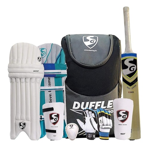 Men's Cricket Kit with Nylon Duffle Bag
