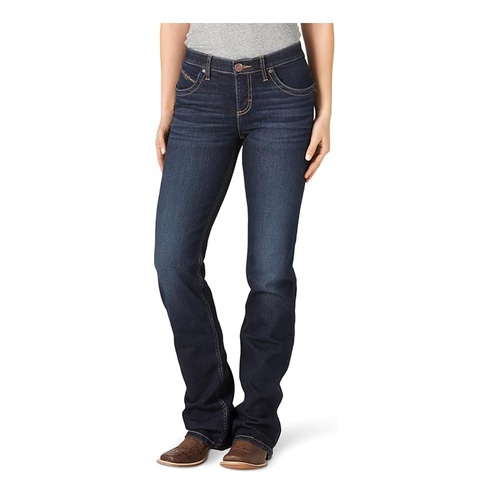 Women's Q-Baby Mid Rise Boot Cut Ultimate Riding Jeans