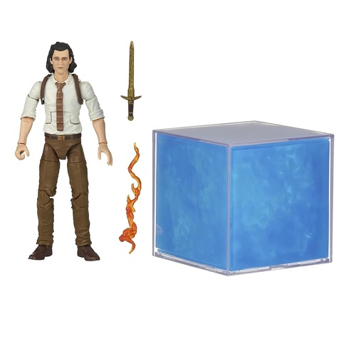 Legends Series Avengers Action Figure, 6" Loki & Tesseract Electronic Role Play Accessory