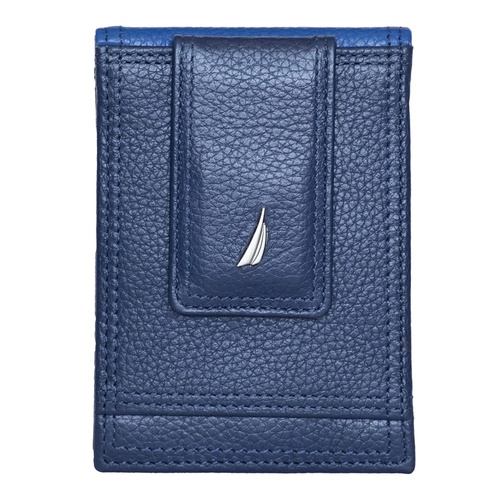 Men's Two-Tone Front Pocket Leather Wallet