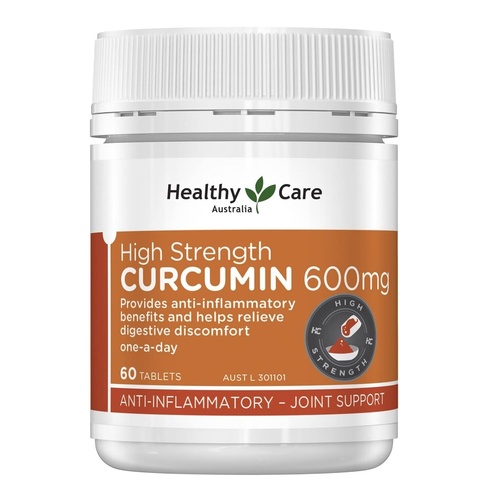 600mg High Strength Curcumin 120 Tablets for Joint Support