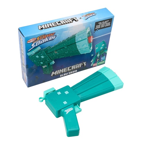 Super Soaker SOA Minecraft Glow Squid Water Blaster