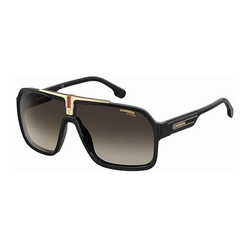 Men's 64mm CARRERA 1014/S Gold Plated Sunglasses with Case