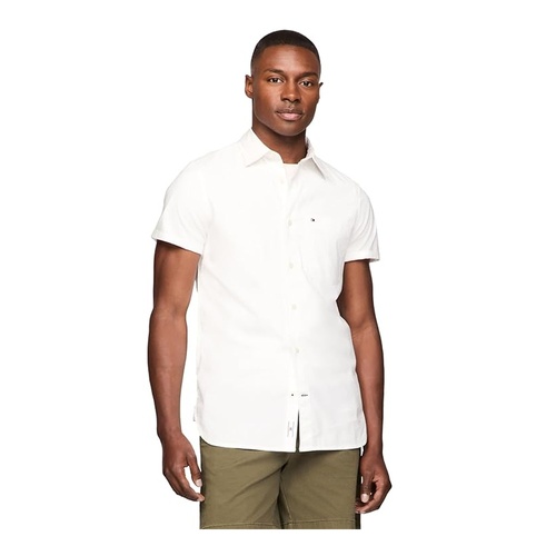 Men's WCC Poplin Slim Fitting Short Sleeves Shirt