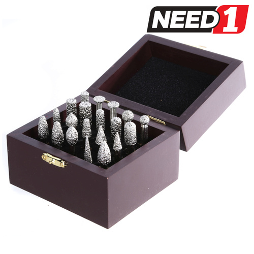 20pc Vacuum Brazed Diamond Burs Set