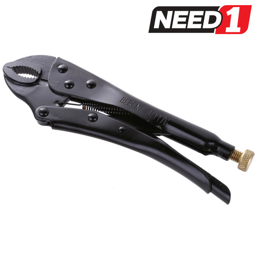 Curved-Jaw Locking Plier