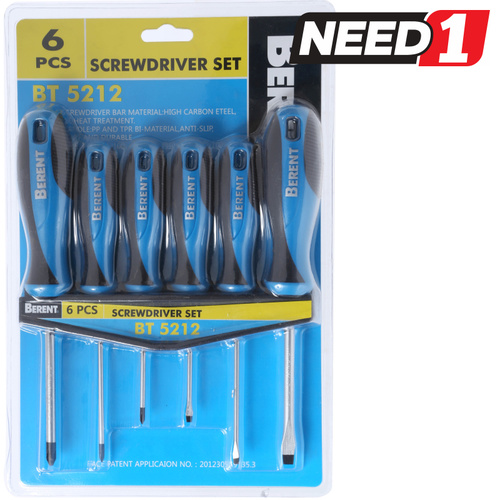 6pc Screwdriver Set