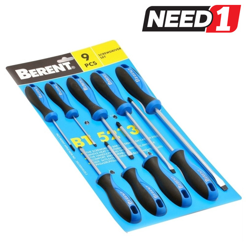 9pc Screwdriver Set