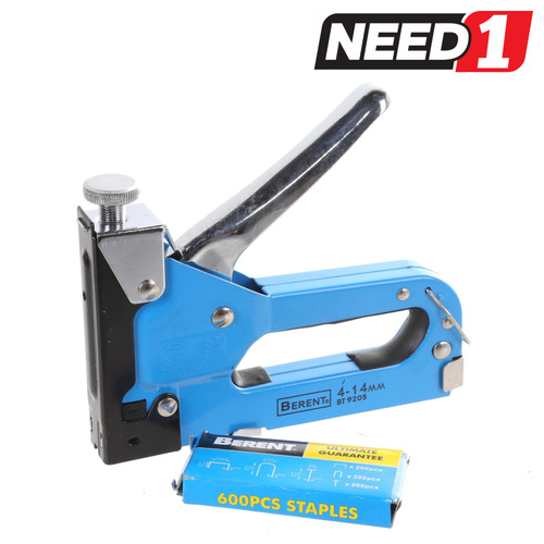 Staple Gun - Heavy Duty + 200pc Pack Of Staples