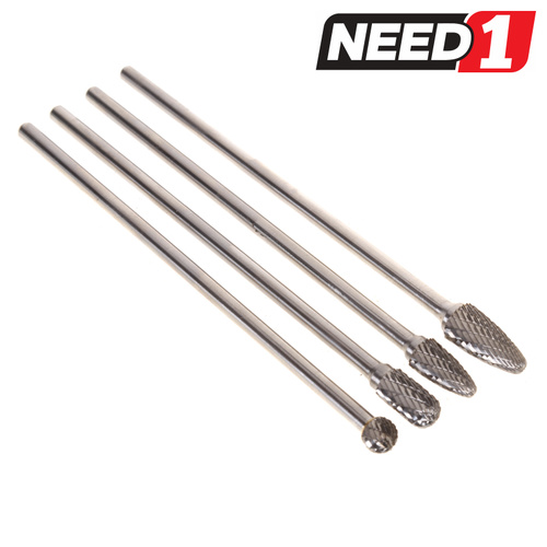 4pc Rotary Burr Set