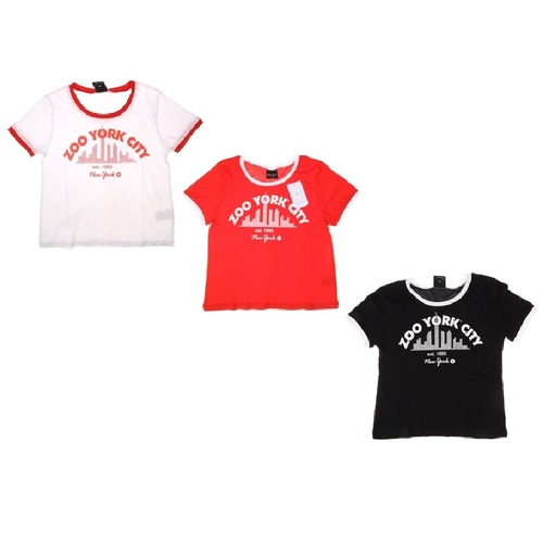 Women's City Crew Neck Short Sleeves Tee