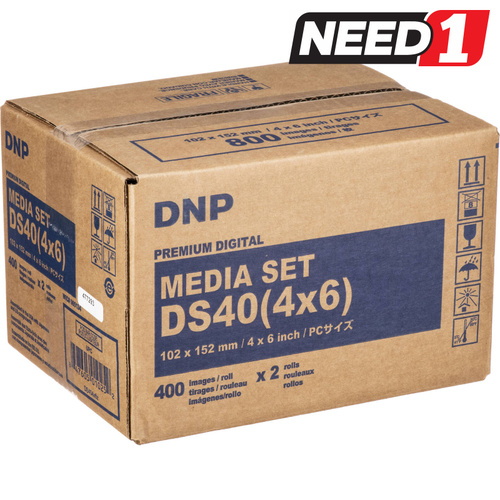 DS40 FOTOLUSIO Premium Digital Dyesub Printer Paper 4x6" (DM4640)