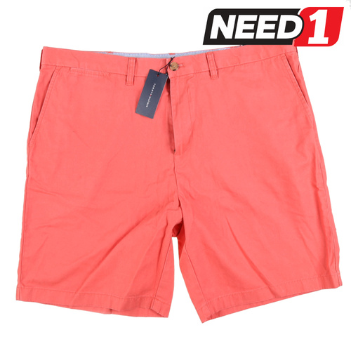 Men's Tommy Short 9ins, 100% Cotton, Spiced Coral