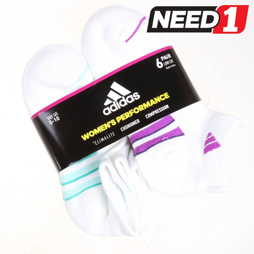 6 Pairs x Women's Performance Low Cut Socks