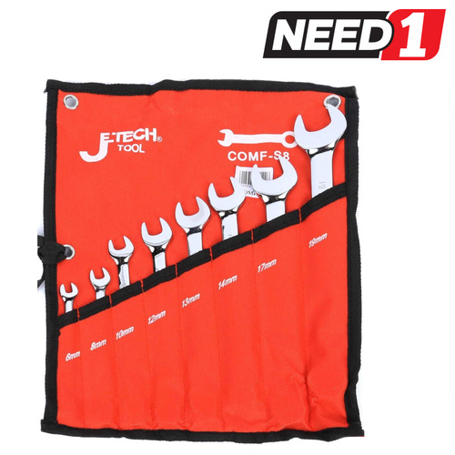 8pc Combination Wrench Set