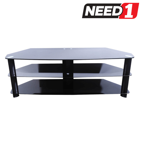 Como 1500 Glass/Metal TV Entertainment Stand