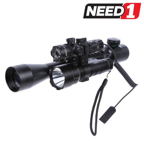 Rifle Scope, Laser Point & Torch